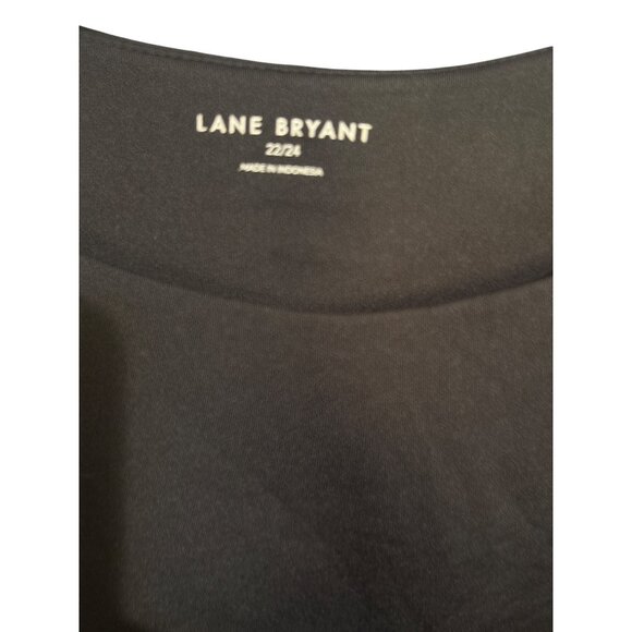 Lane Bryant Black Long Sleeve Crop Top 22/24 - Picture 2 of 4
